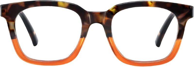 Jectieey Blue Light Blocking Glasses for Women Men,Oversize Fashion Squre Anti Eyestrain Glasses for Gaming/Reading/TV - Image 1